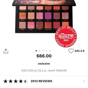 Huda Beauty Desert Dusk palette